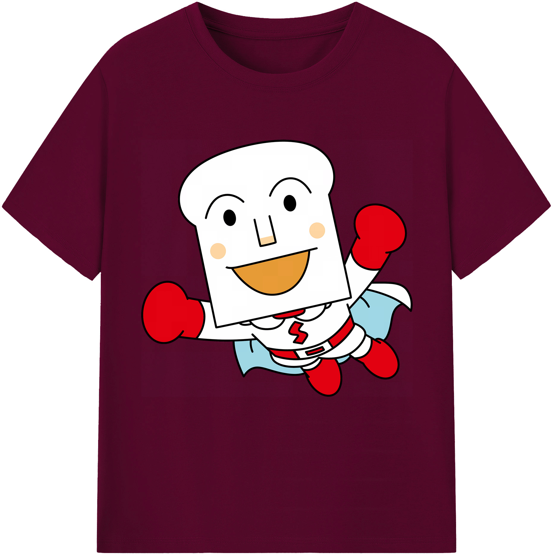 （画像用） アンパンマン Anpanman レディースカジュアルプリントTシャツ（綿100％）